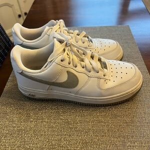 Air Force One White‎ and Gray Nike Sneakers